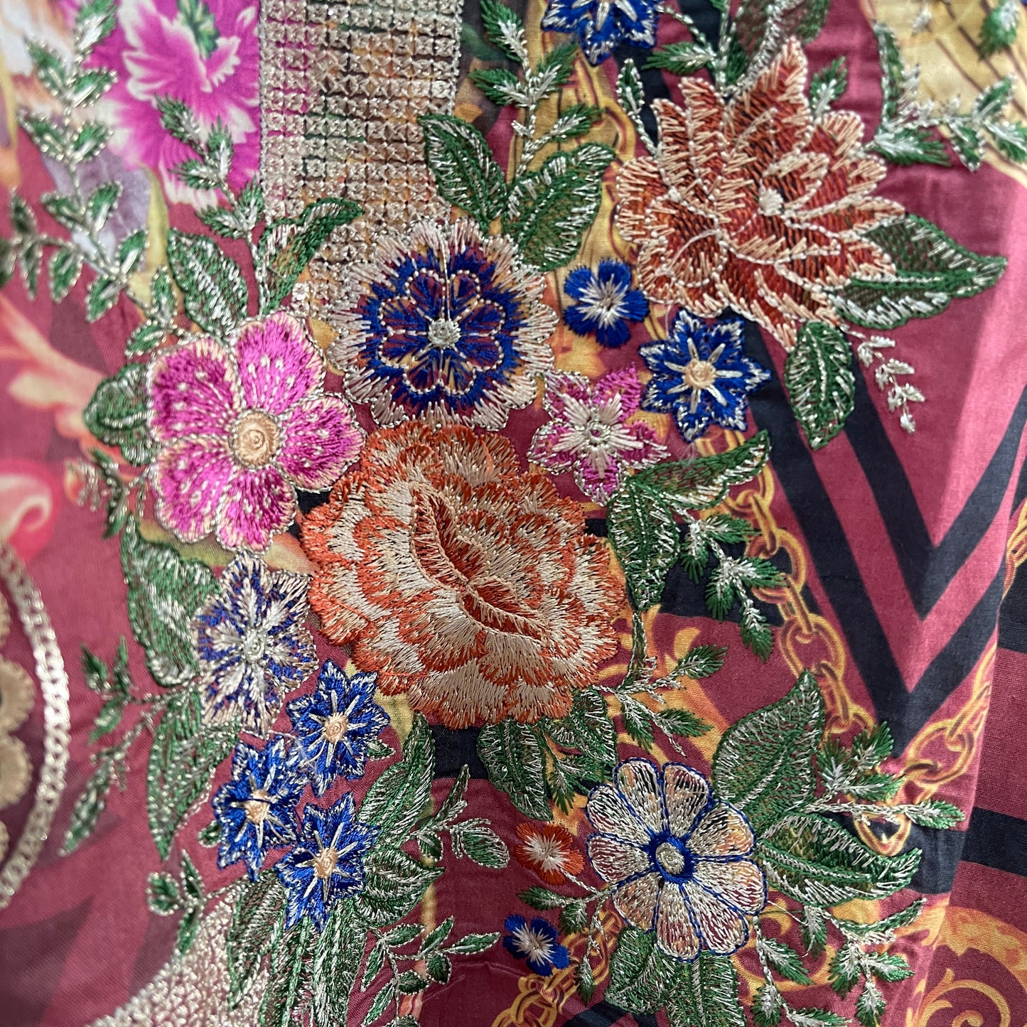 Original Inzey by Riaz Arts 3 Piece Stitched Peach Lawn Suit (6720476217528)