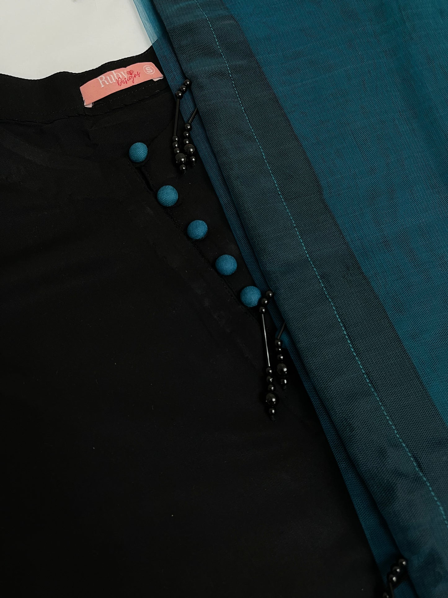 Missing Item - SEEMAL - 2 Piece Black Linen Suit with No Dupatta (8746817519829)