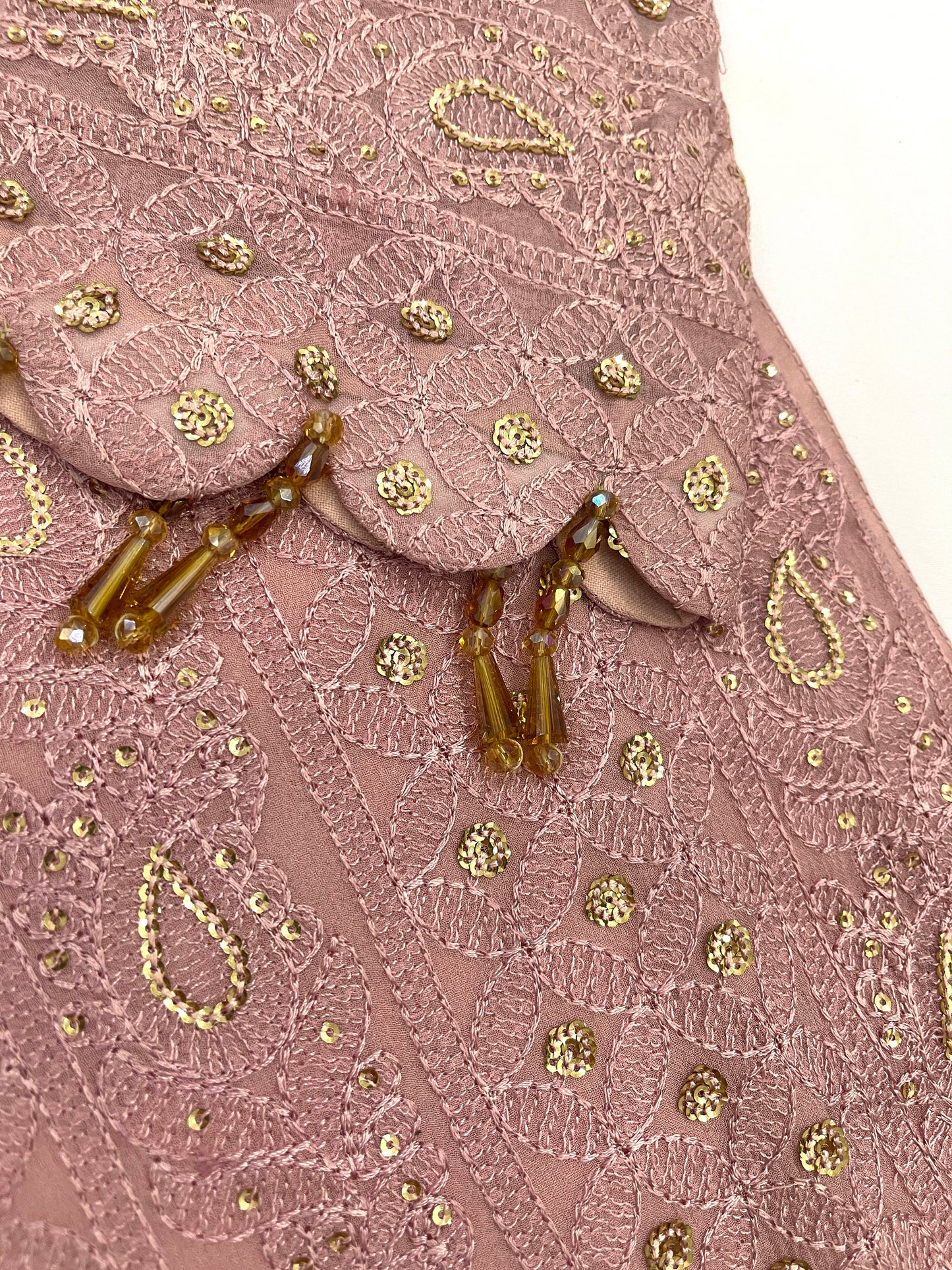 FAIZA - 3 Piece Pink Chikankari Chiffon Suit with Pure Chiffon Dupatta (7462993789141)