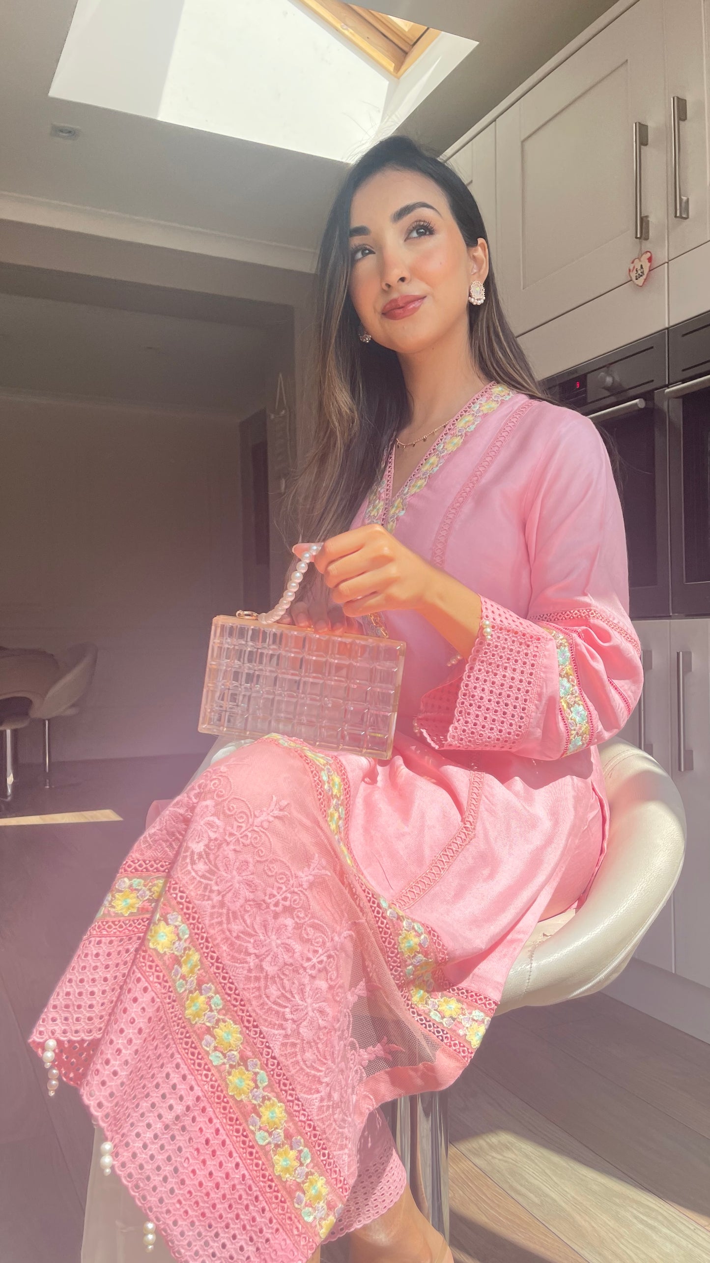NISA - 3 Piece Rose Pink Suit with Pearls (6776793432248) (8748055134421) (8748061327573) (8748064735445) (8748067815637) (8748069978325) (8748070961365) (8748072665301) (8748073615573)