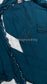 SAHAR - 3 Piece Teal Linen Suit with Shawl