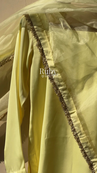 AMELLE Honey - 3 Piece Silk Suit with Balloon Pants