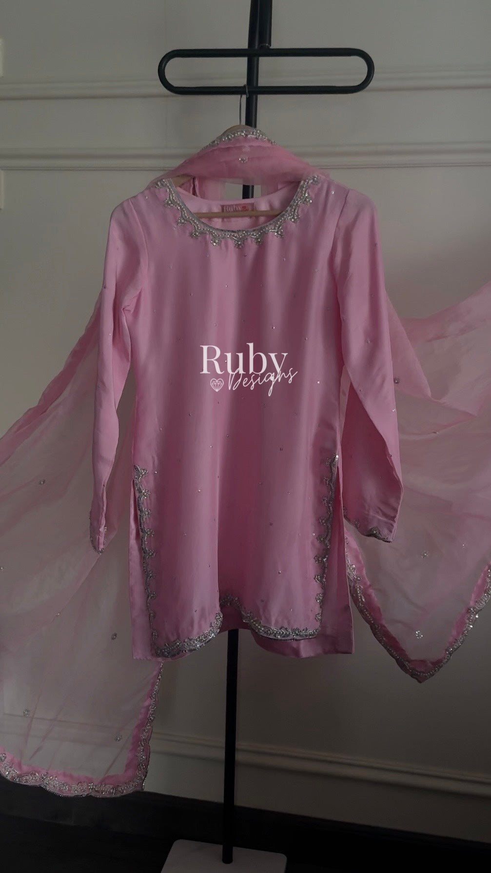 ZEBA Candy - 3 Piece Luxury Suit with Sharara