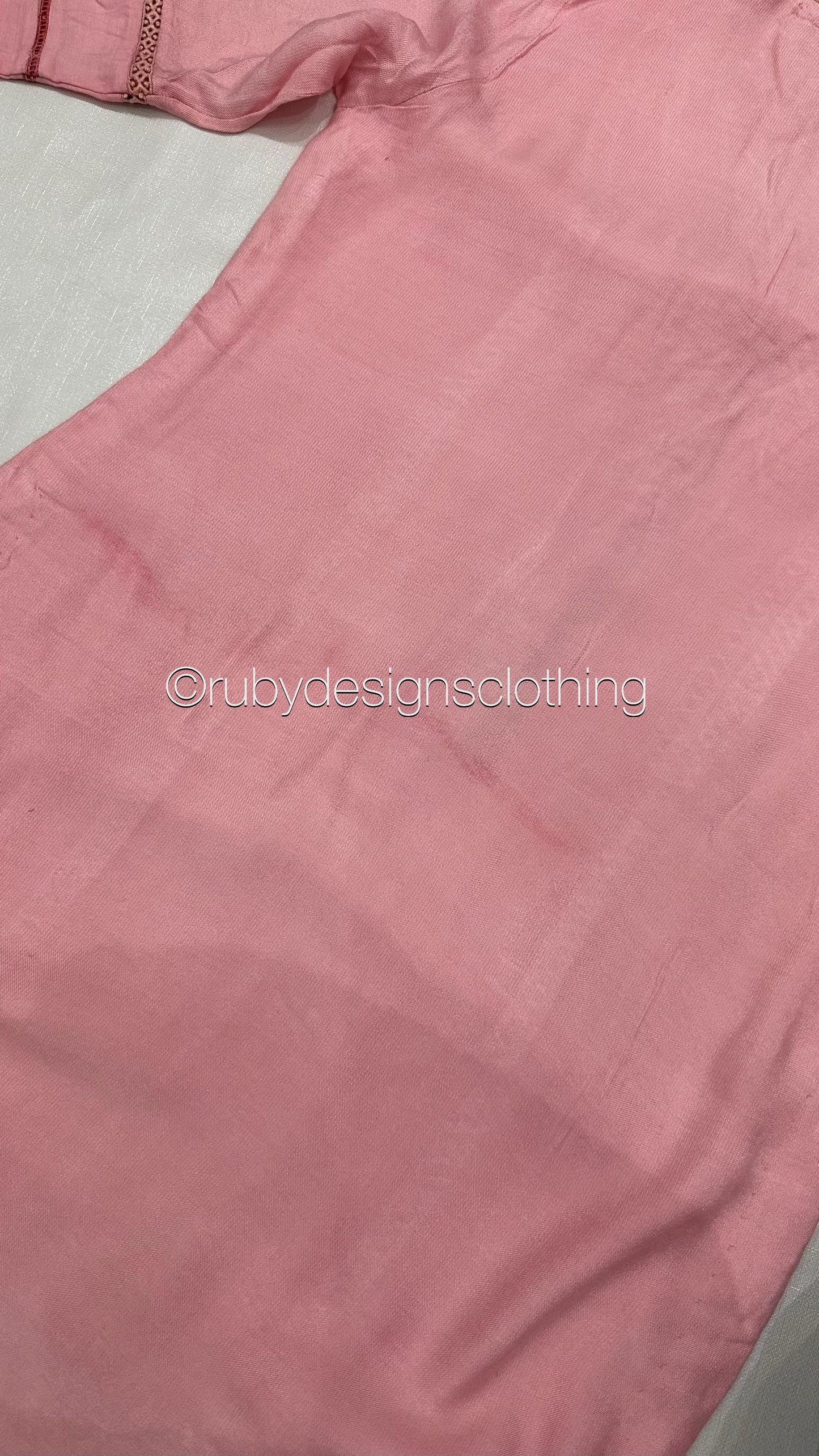 Minor Defect - NISA - 3 Piece Rose Pink Suit with Pearls (8748064735445) (8748067815637)