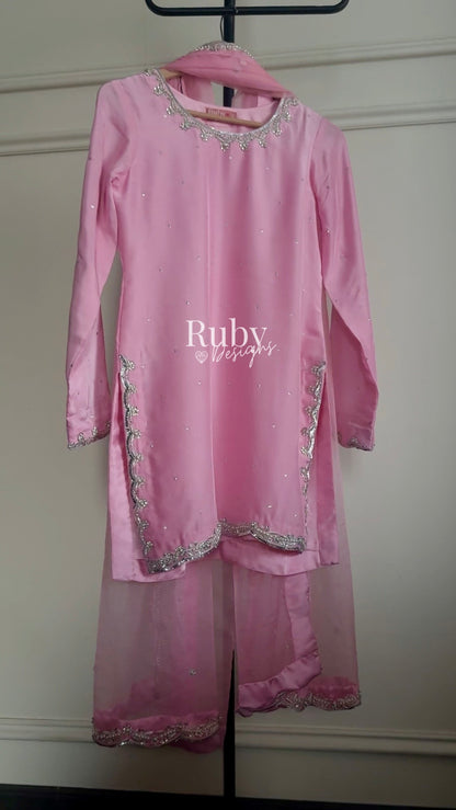 ZEBA Candy - 3 Piece Luxury Suit with Sharara