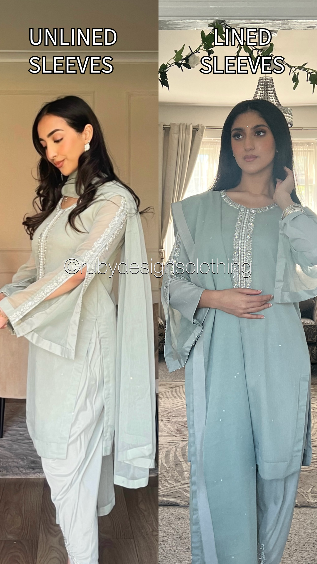 ASMA Haze - 3 Piece Chiffon Suit with Tulip Trousers