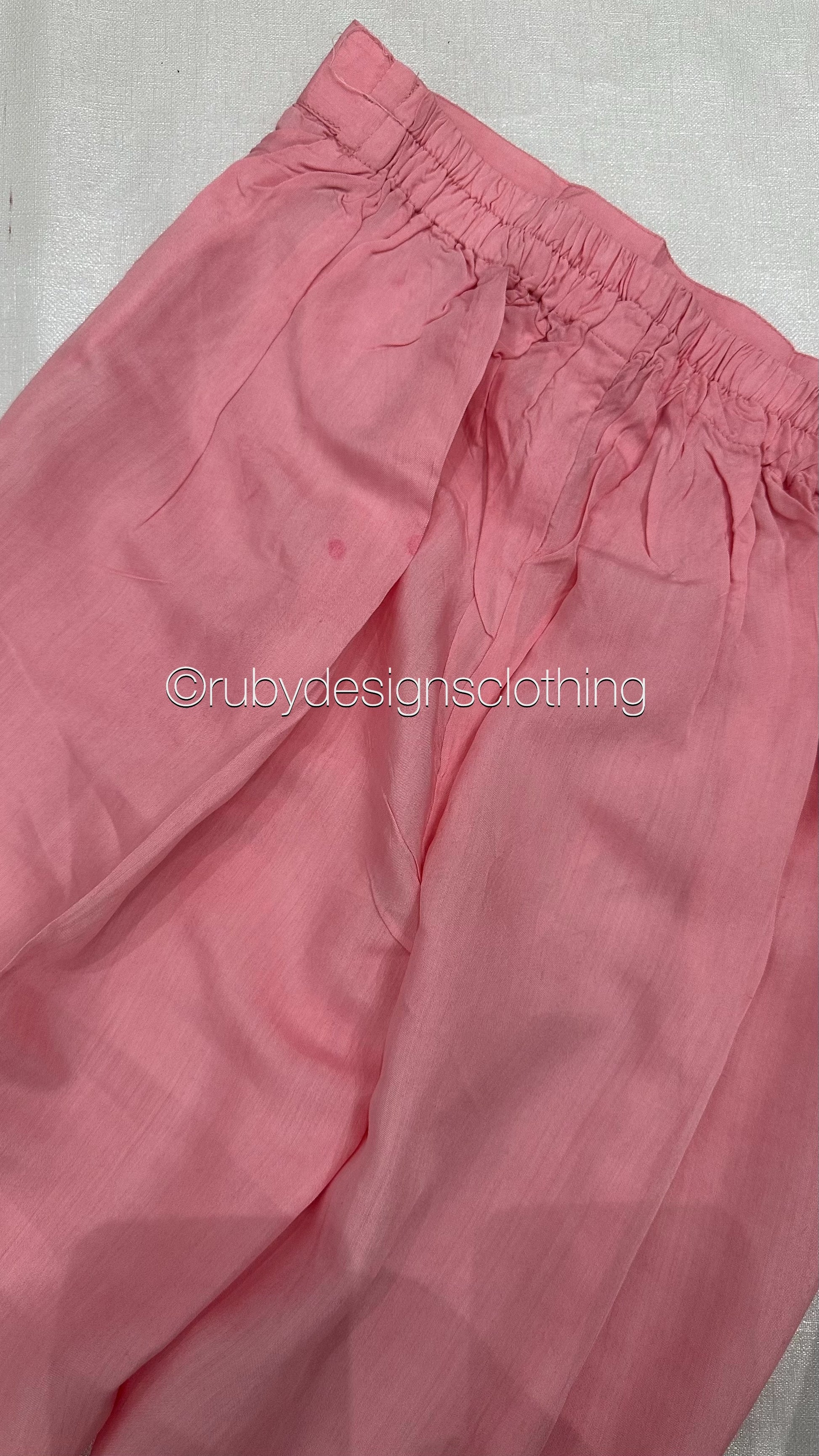 Minor Defect - NISA - 3 Piece Rose Pink Suit with Pearls (8748064735445) (8748067815637)