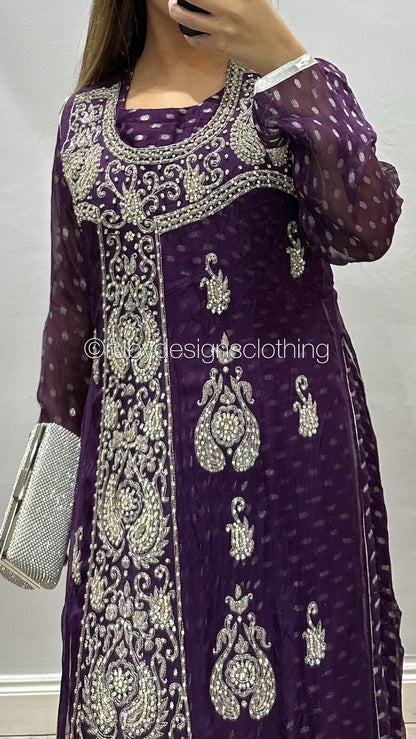 EXCLUSIVE SAMPLE - 4 Piece Purple Suit (8746846781653)