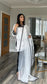 WAFA - 3 Piece White Lawn Suit with Organza Dupatta