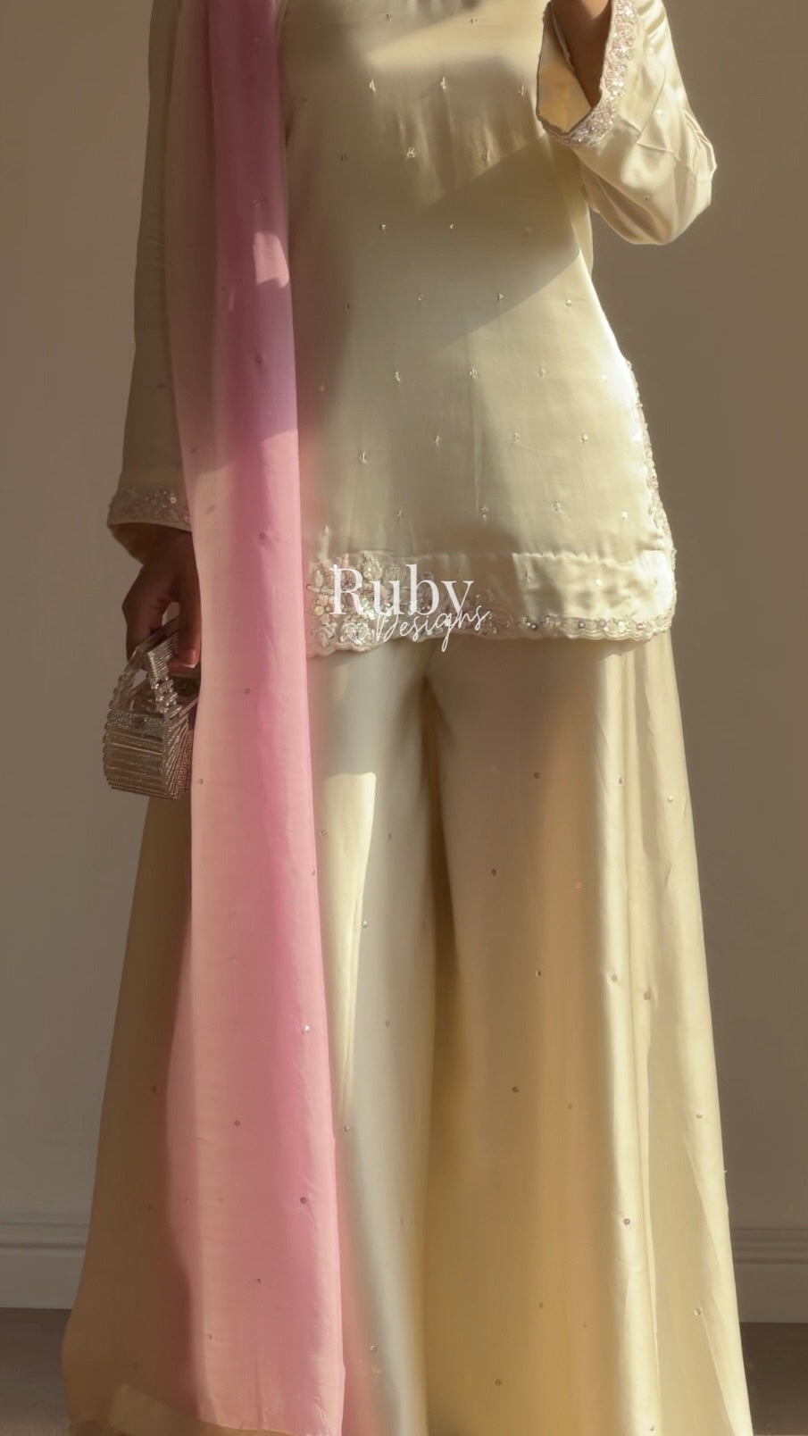 AMAYA - 3 Piece Silk Suit with Ombrè Dupatta