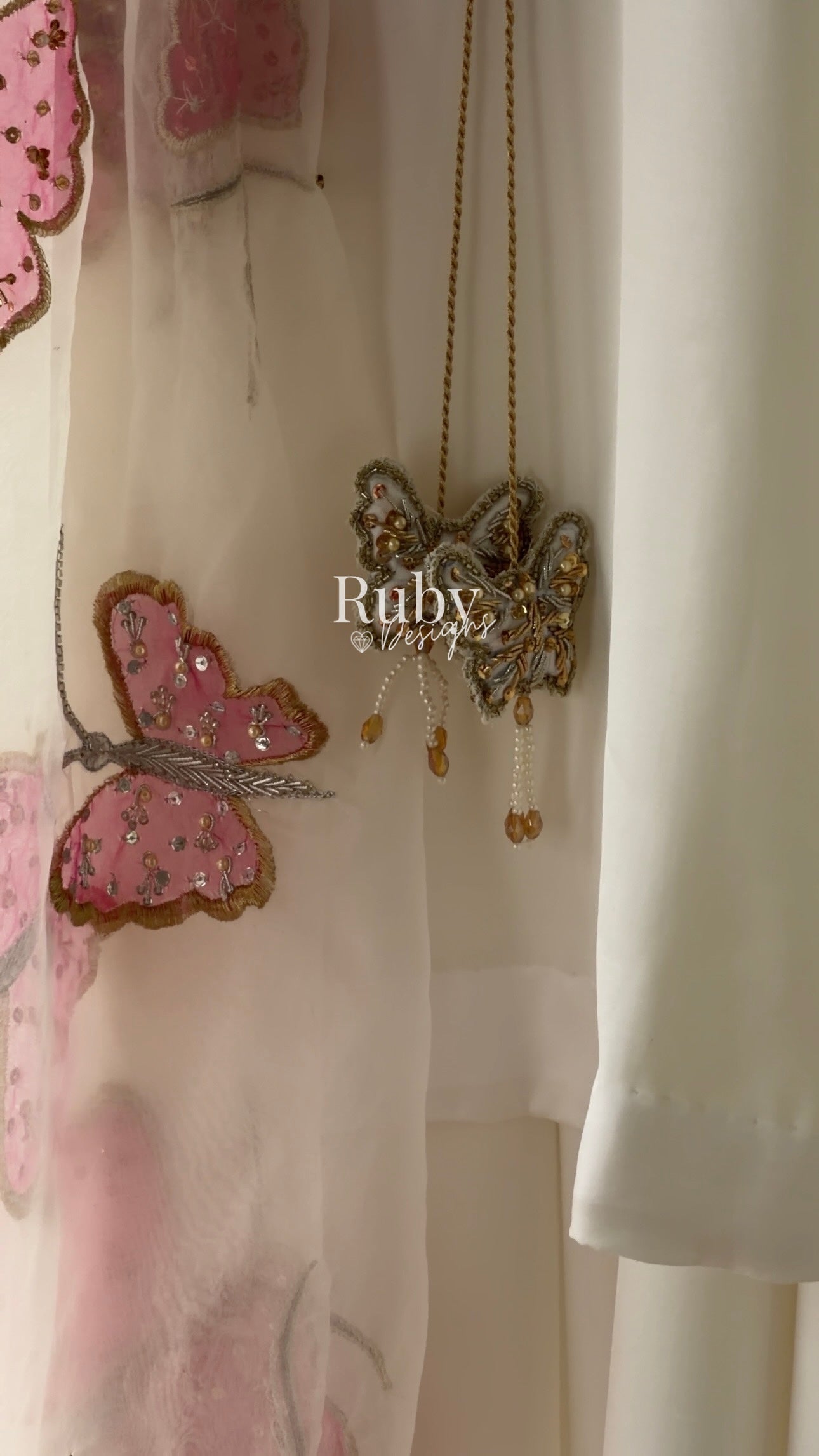 AENA Lily - 4 Piece Silk Suit with Matching Potli Bag