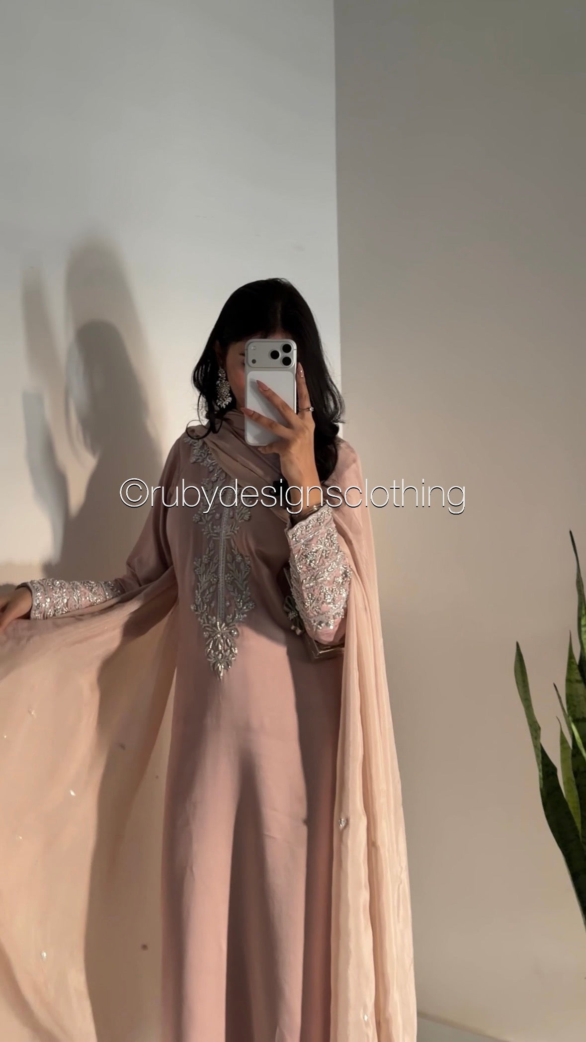 EMAAN - 3 Piece Luxury Silk Suit with Hand Work