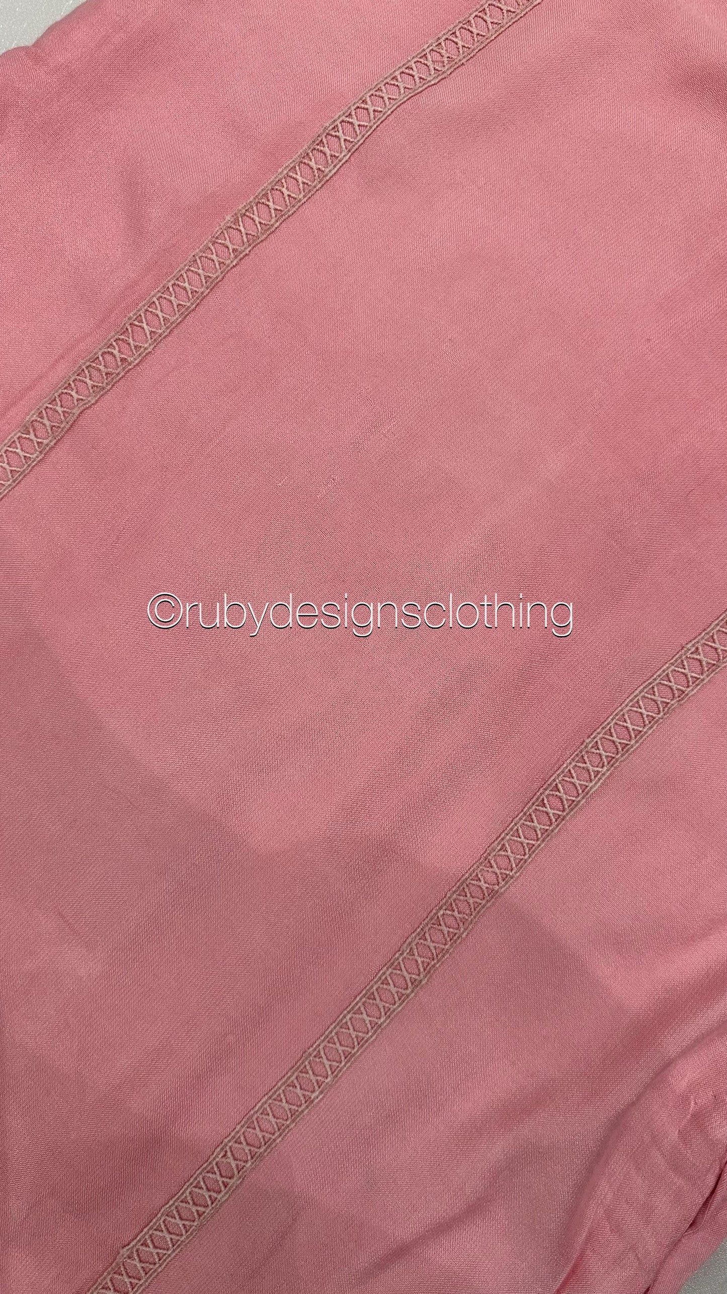 Minor Defect - NISA - 3 Piece Rose Pink Suit with Pearls (8748067815637)