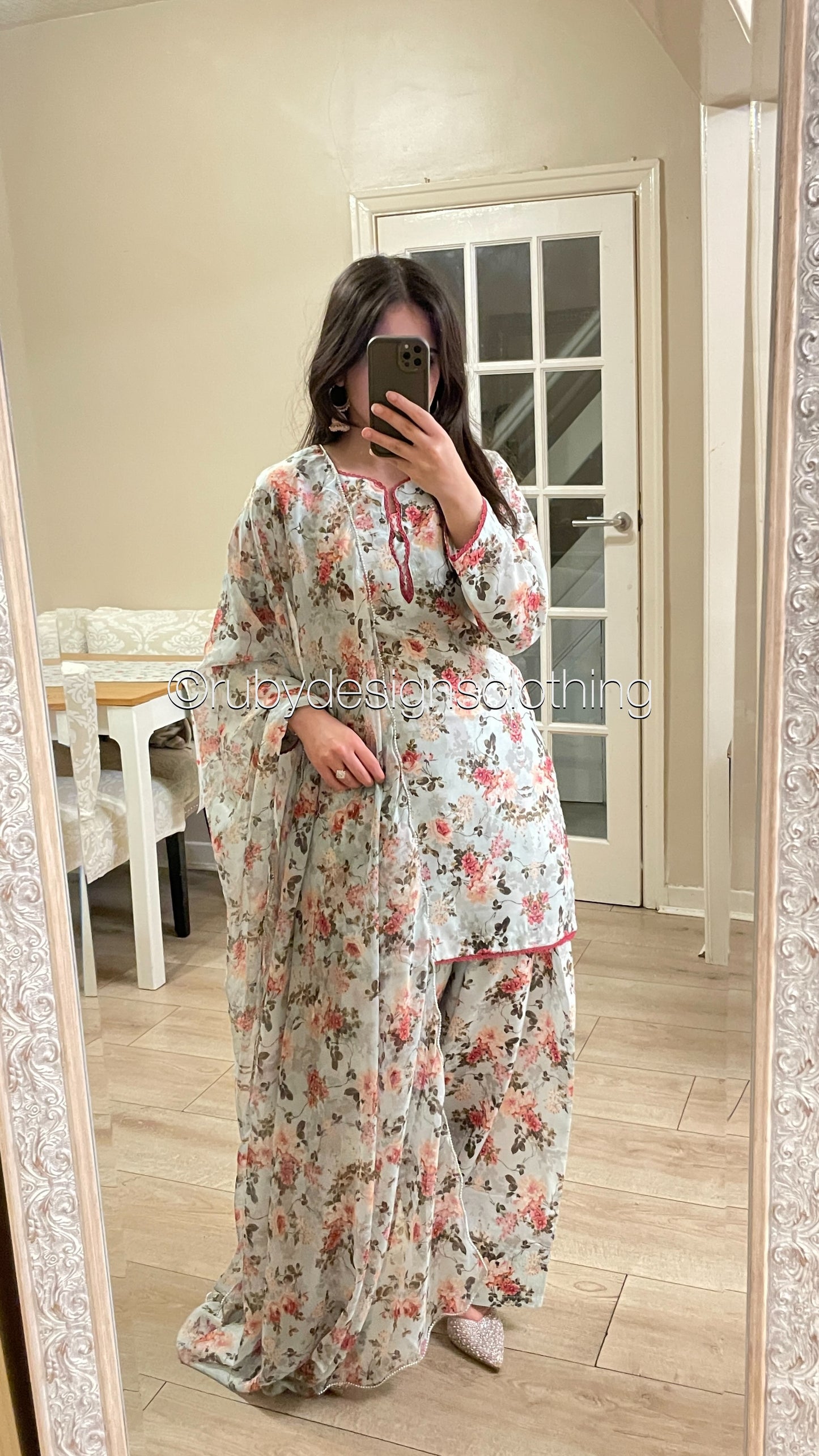 Petal Blush  - 3 Piece Swiss Lawn Suit with Silk Dupatta
