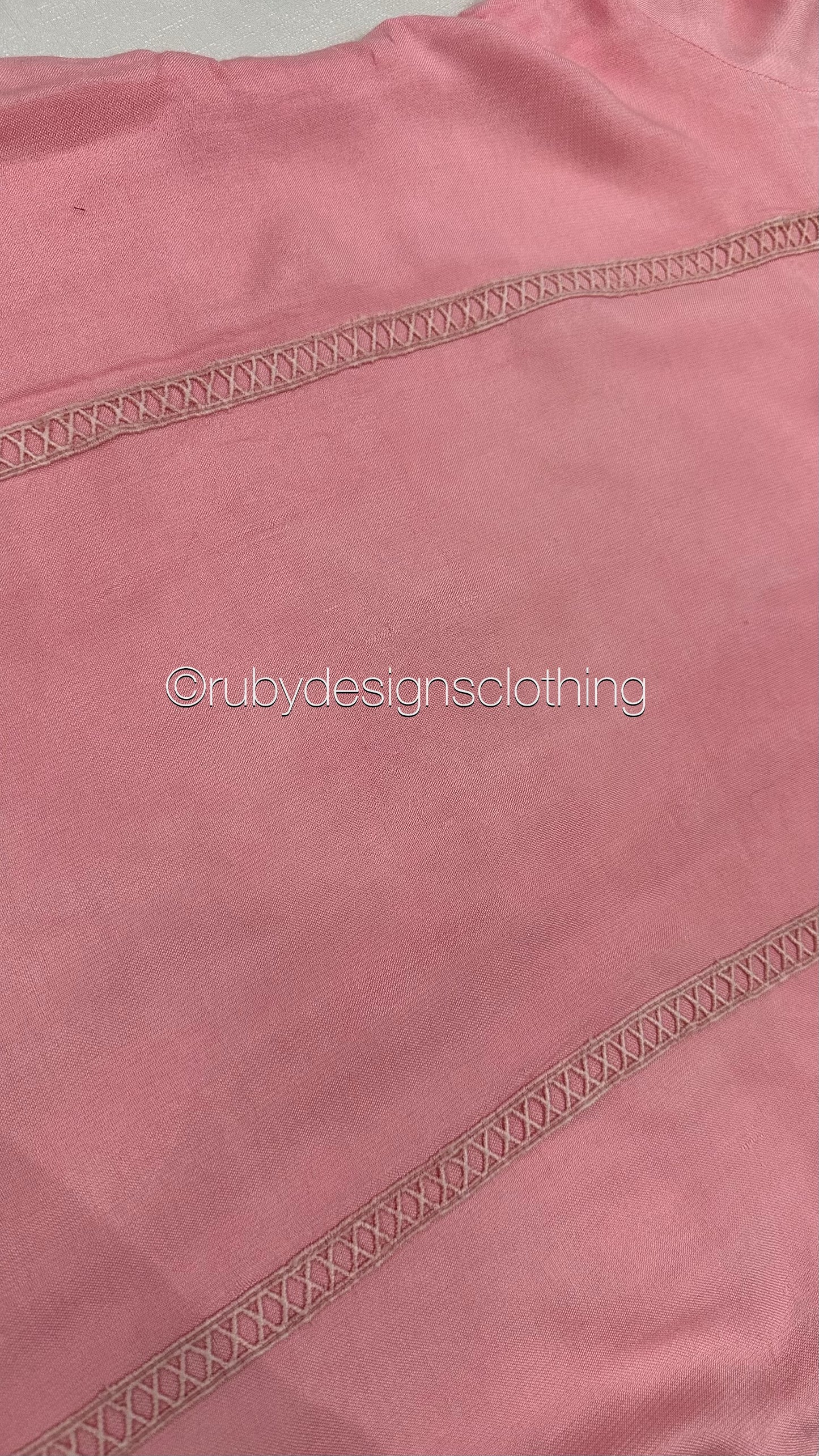 Minor Defect - NISA - 3 Piece Rose Pink Suit with Pearls (8748067815637)