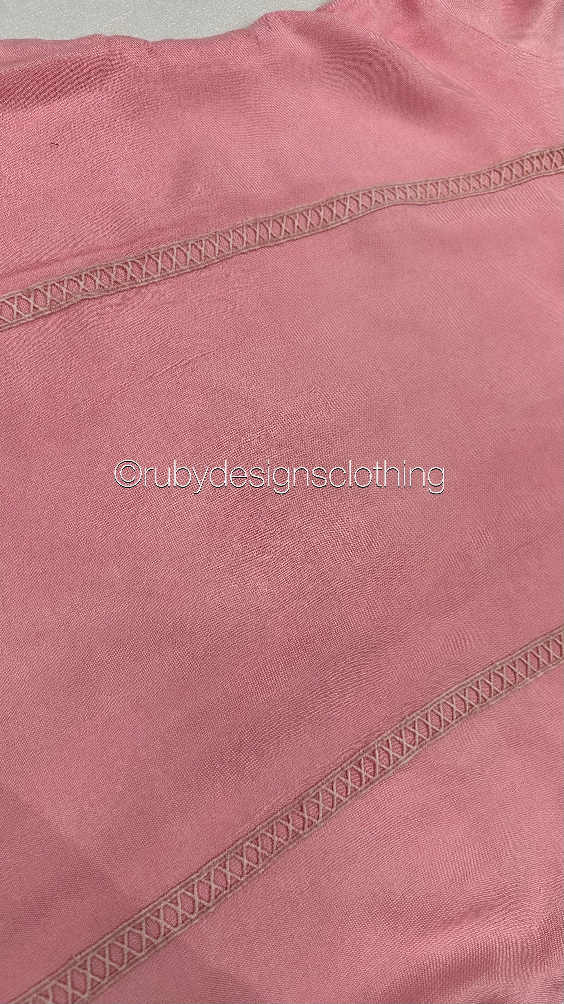 Minor Defect - NISA - 3 Piece Rose Pink Suit with Pearls (8748067815637)