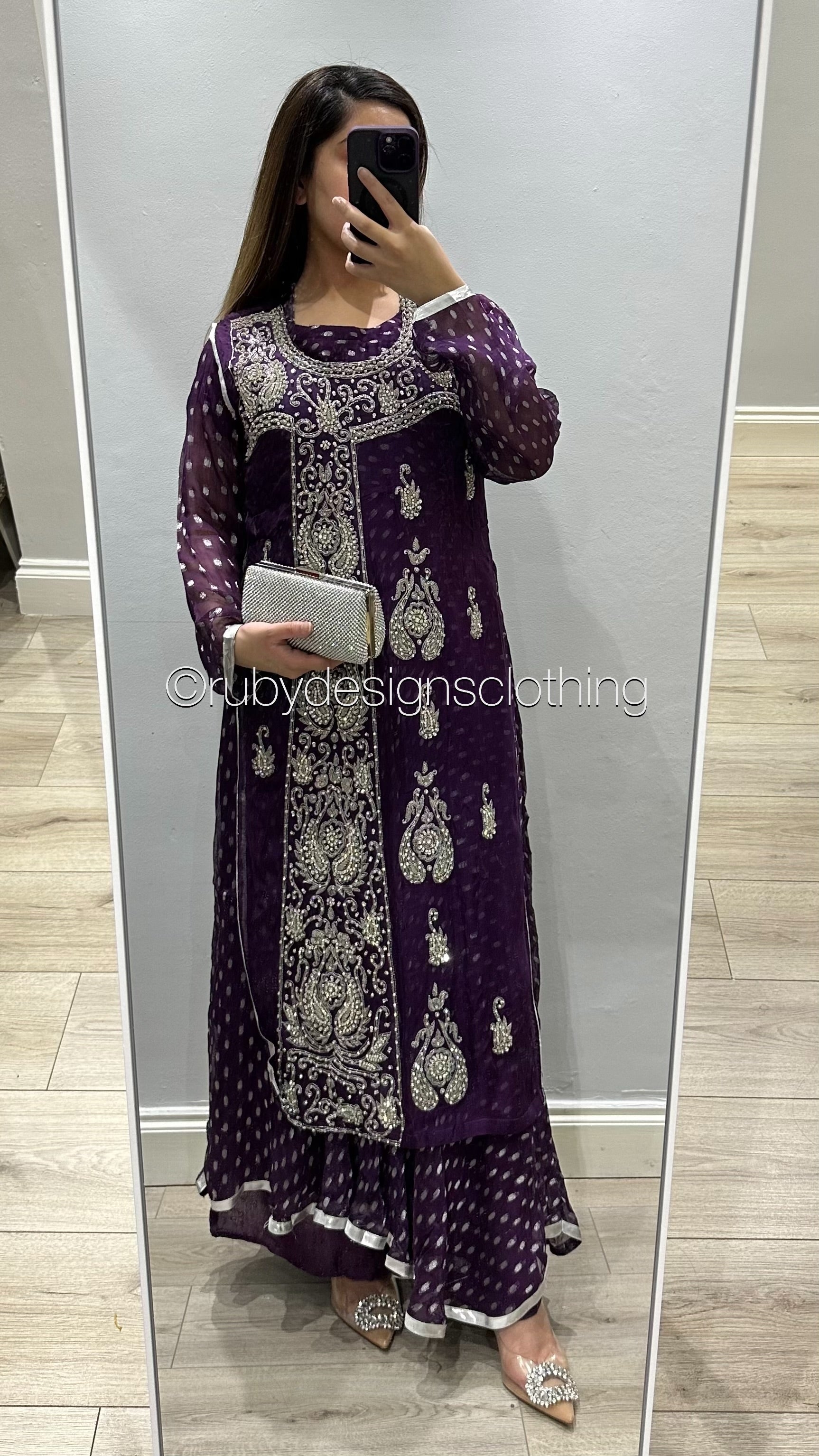 EXCLUSIVE SAMPLE - 4 Piece Purple Suit (8746846781653)