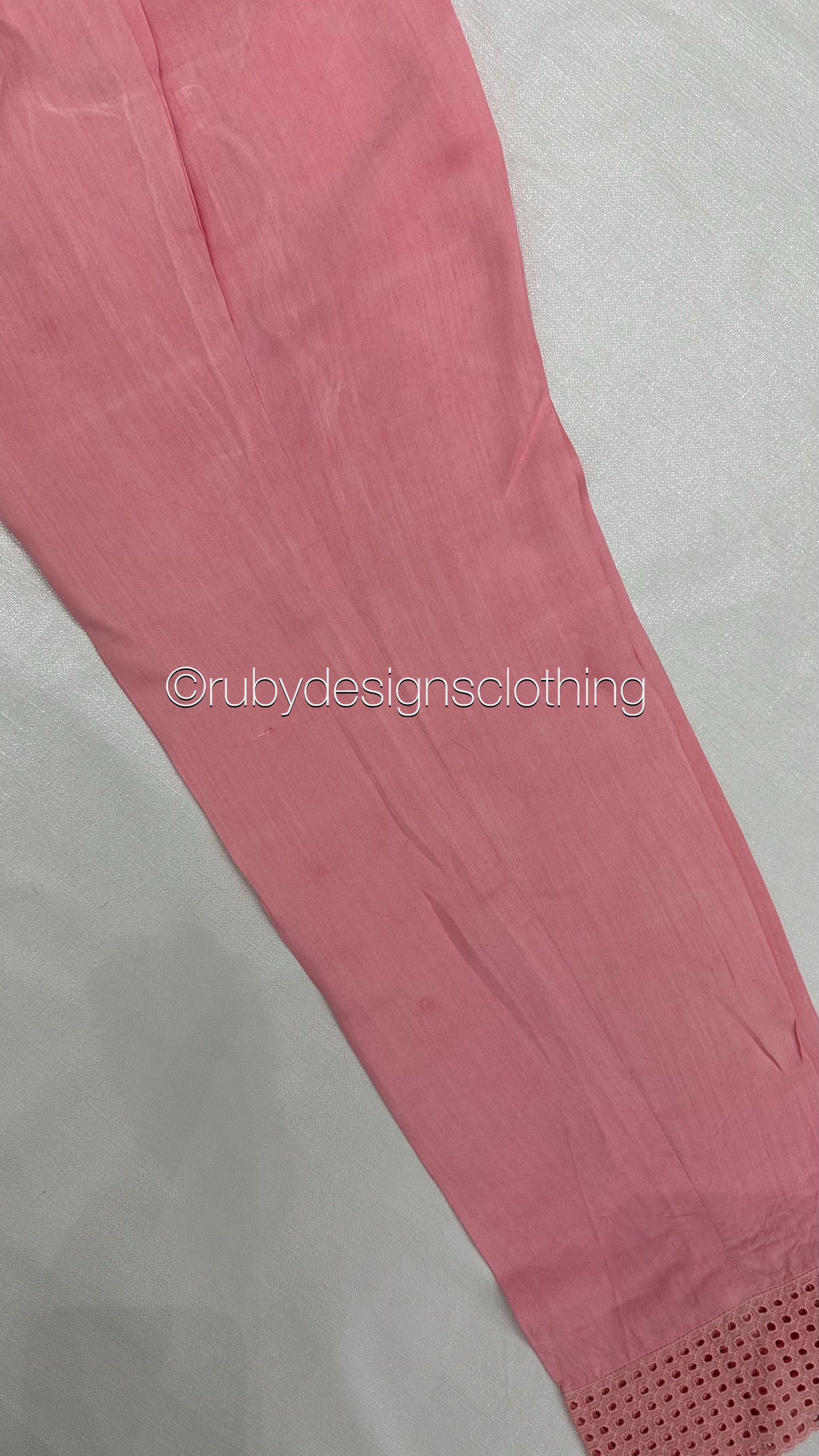 Minor Defect - NISA - 3 Piece Rose Pink Suit with Pearls (8748061327573) (8748069978325) (8748072665301)