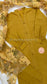 TAHERA- 3 Piece Mustard Linen Suit with Organza Dupatta