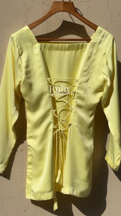 AMELLE Honey - 3 Piece Silk Suit with Balloon Pants