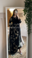 RAISA - 3 Piece Black Luxury Velvet Suit with Heavy Embellished Shawl