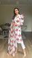 AFSHEEN White - 3 Piece White Floral Print Swiss Lawn Suit with Organza Dupatta