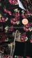 AFSHEEN Black - 3 Piece Black Floral Print Swiss Lawn Suit with Organza Dupatta