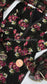 AFSHEEN Black - 3 Piece Black Floral Print Swiss Lawn Suit with Organza Dupatta