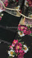 AFSHEEN Black - 3 Piece Black Floral Print Swiss Lawn Suit with Organza Dupatta