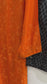 Orange 3 Piece Embroidered Linen Suit