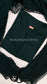 MARWA - 3 Piece Forest Green Linen Suit with Chiffon Dupatta