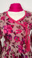 Pink 3 Piece Linen Floral Print Dress