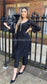 SHARIYA -  3 Piece Black Chiffon Suit