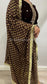 RAIYA - 3 Piece Brown Velvet Suit with Jamawar Chiffon Dupatta