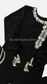 SHIZA Black - 3 Piece Linen Suit with Chiffon Dupatta