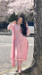 SERENA Pink - 3 Piece Baby Pink Chiffon Suit with Chiffon Dupatta
