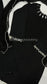 AMELIA Black -  3 Piece Raw Silk Suit with Loop Cutout Neck