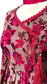 Pink 3 Piece Linen Floral Print Dress